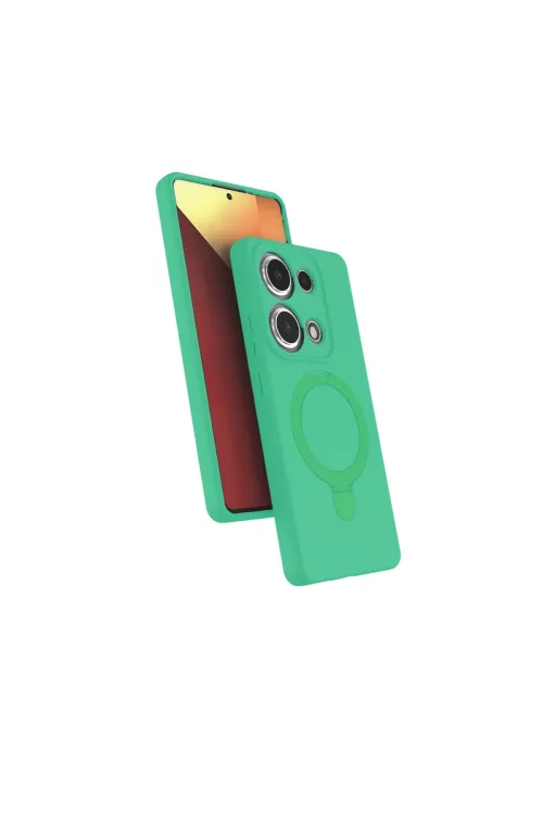 Xiaomi Redmi Note 13 Pro 4g Regal Magsafe Standlı Kapak - Yeşil