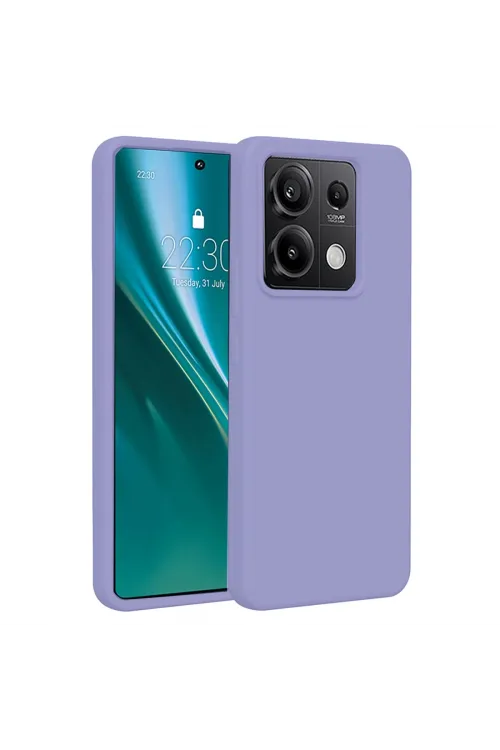 Xiaomi Redmi Note 13 Pro 5g Kılıf First Silikon - Lila