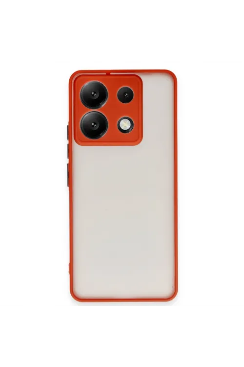 Xiaomi Redmi Note 13 Pro 5g Kılıf Montreal Silikon Kapak - Kırmızı