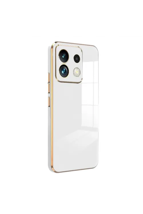 Xiaomi Redmi Note 13 Pro 5g Kılıf Volet Silikon - Beyaz