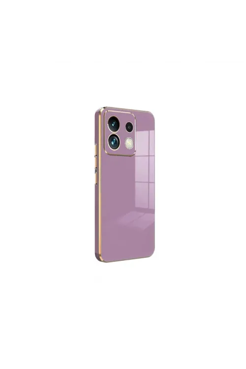 Xiaomi Redmi Note 13 Pro 5g Kılıf Volet Silikon - Mor