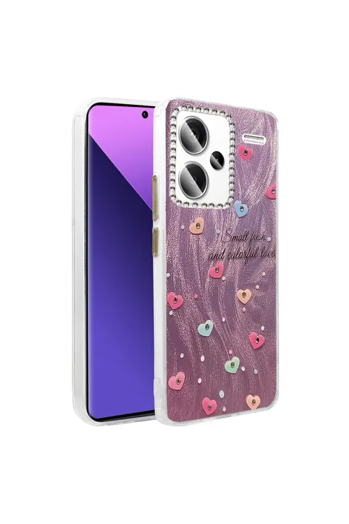 Xiaomi Redmi Note 13 Pro Plus Kılıf Blade Aynalı Desenli Kapak - Desen 8