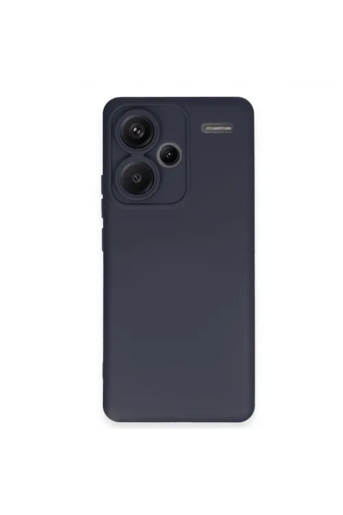 Xiaomi Redmi Note 13 Pro Plus Kılıf Nano İçi Kadife Silikon - Lacivert