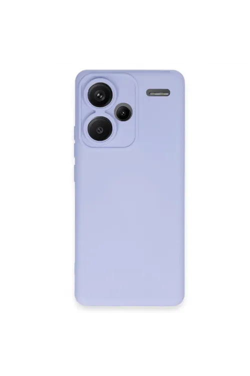 Xiaomi Redmi Note 13 Pro Plus Kılıf Nano İçi Kadife Silikon - Lila