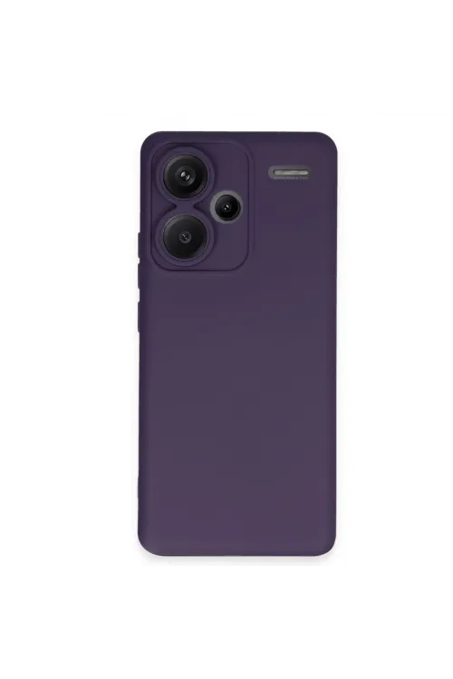 Xiaomi Redmi Note 13 Pro Plus Kılıf Nano İçi Kadife Silikon - Mor