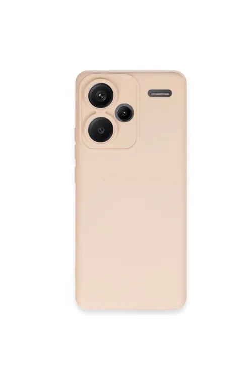 Xiaomi Redmi Note 13 Pro Plus Kılıf Nano İçi Kadife Silikon - Pudra