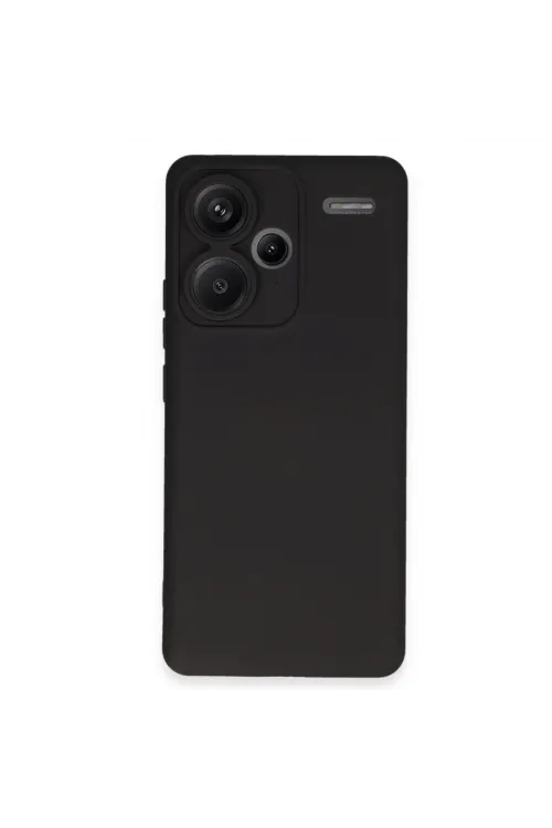 Xiaomi Redmi Note 13 Pro Plus Kılıf Nano İçi Kadife Silikon - Siyah
