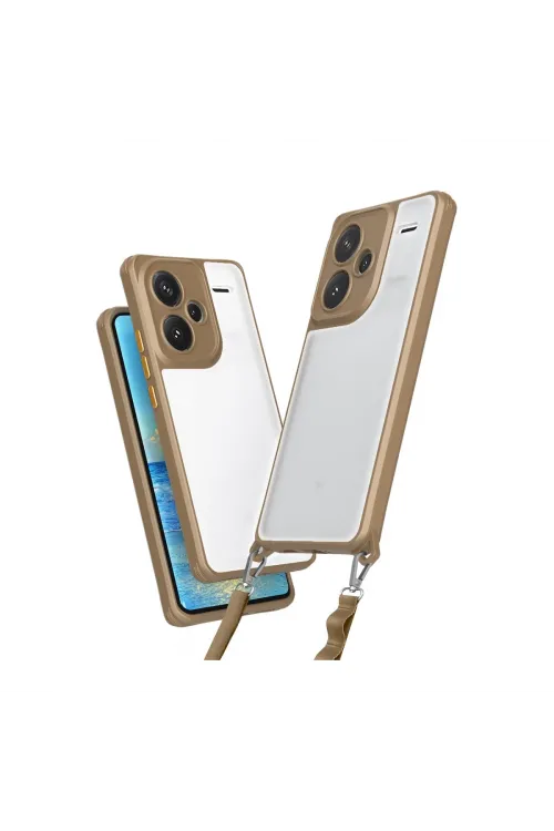 Xiaomi Redmi Note 13 Pro Plus Kılıf Penta Silikon Kılıf - Çöl Titanyum