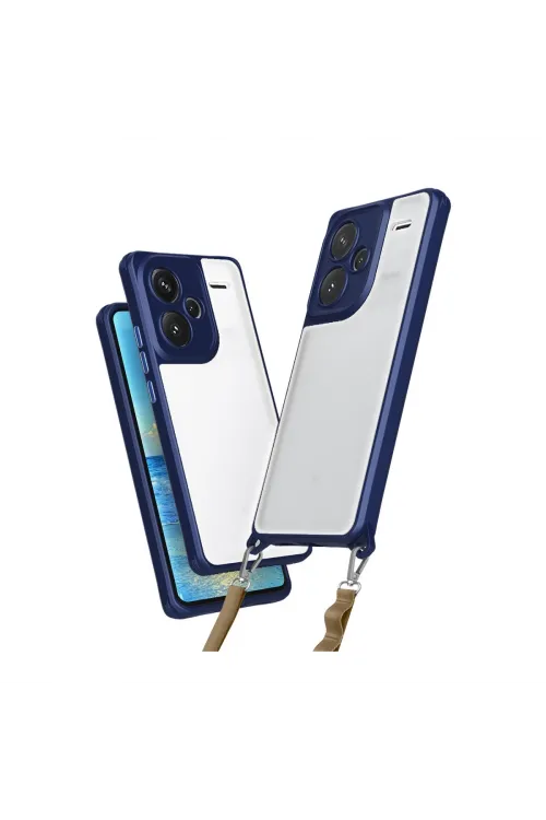 Xiaomi Redmi Note 13 Pro Plus Kılıf Penta Silikon Kılıf - Lacivert