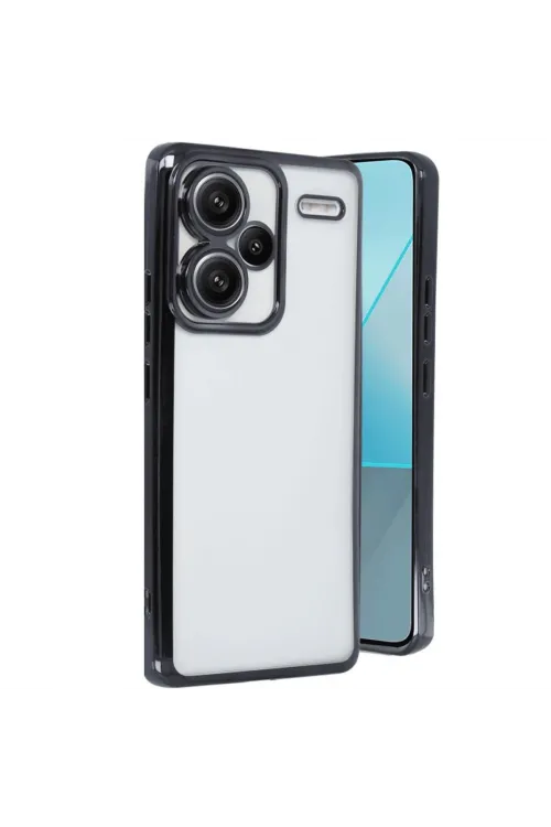 Xiaomi Redmi Note 13 Pro Plus Kılıf Razer Lensli Silikon - Siyah