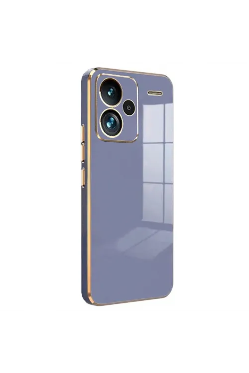 Xiaomi Redmi Note 13 Pro Plus Kılıf Volet Silikon - Mavi
