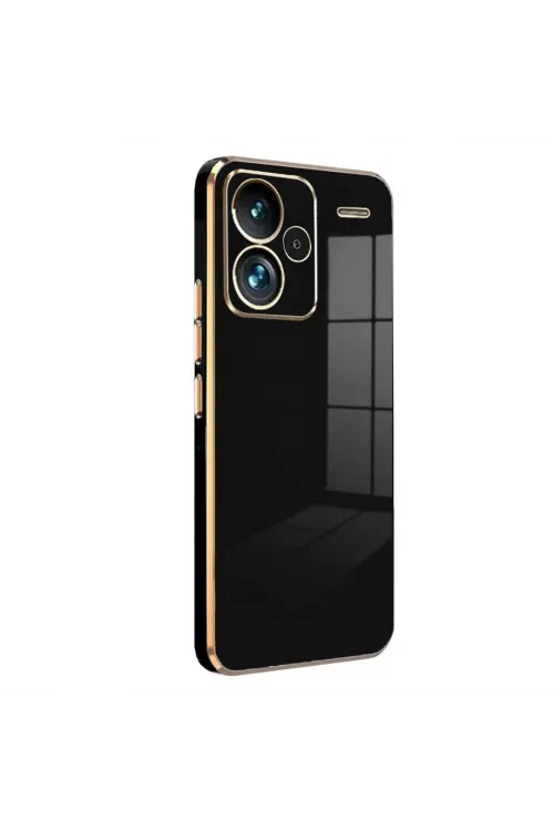 Xiaomi Redmi Note 13 Pro Plus Kılıf Volet Silikon - Siyah