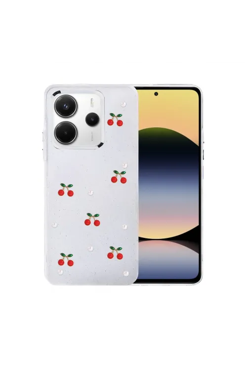 Xiaomi Redmi Note 14 4g Fiyonk Desenli Kapak - Desen 9