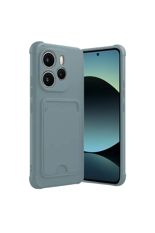 Xiaomi Redmi Note 14 4g Kelvin Kartvizitli Silikon - Açık Yeşil