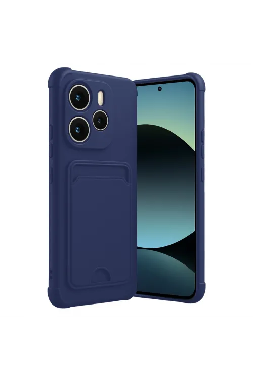 Xiaomi Redmi Note 14 4g Kelvin Kartvizitli Silikon - Lacivert