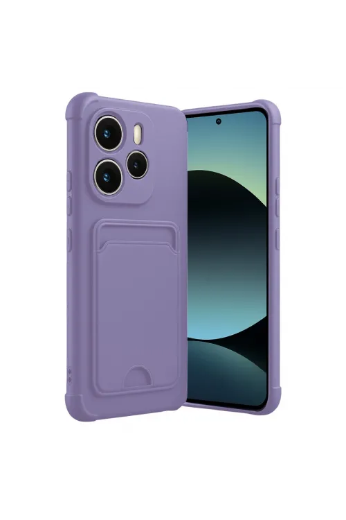 Xiaomi Redmi Note 14 4g Kelvin Kartvizitli Silikon - Lila
