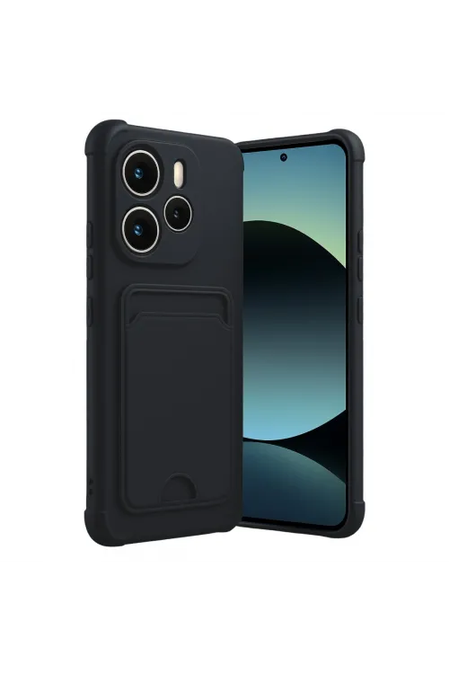 Xiaomi Redmi Note 14 4g Kelvin Kartvizitli Silikon - Siyah