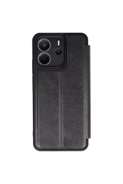 Xiaomi Redmi Note 14 4g Kılıf Flip Cover - Siyah