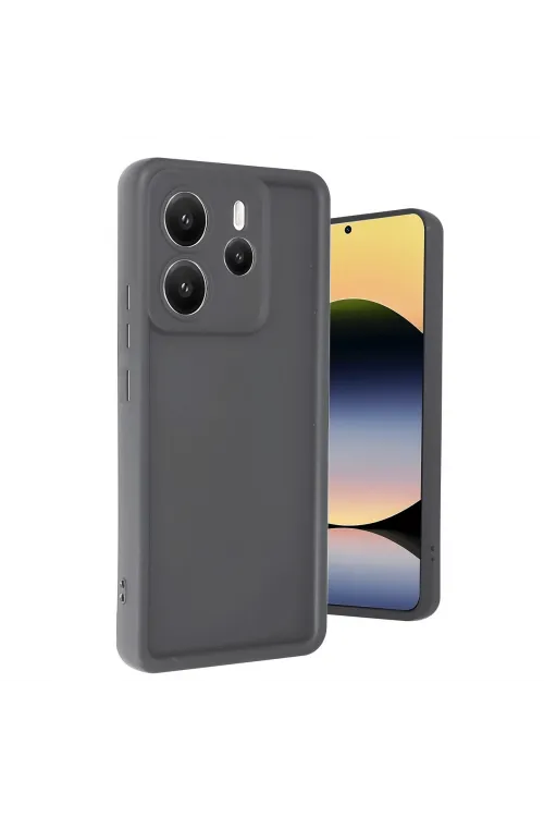 Xiaomi Redmi Note 14 4g Kılıf Viera Silikon - Gri
