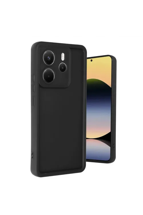 Xiaomi Redmi Note 14 4g Kılıf Viera Silikon - Siyah