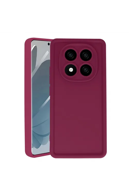Xiaomi Redmi Note 14 Pro 4g Kılıf Viera Silikon - Bordo