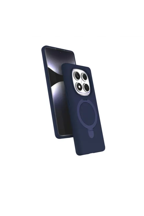 Xiaomi Redmi Note 14 Pro 4g Regal Magsafe Standlı Kapak - Lacivert