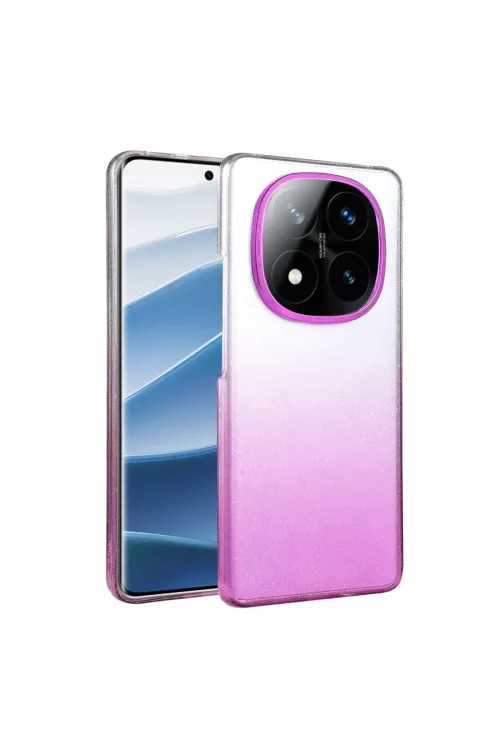 Xiaomi Redmi Note 14 Pro 5G Glossy Kapak - Mor