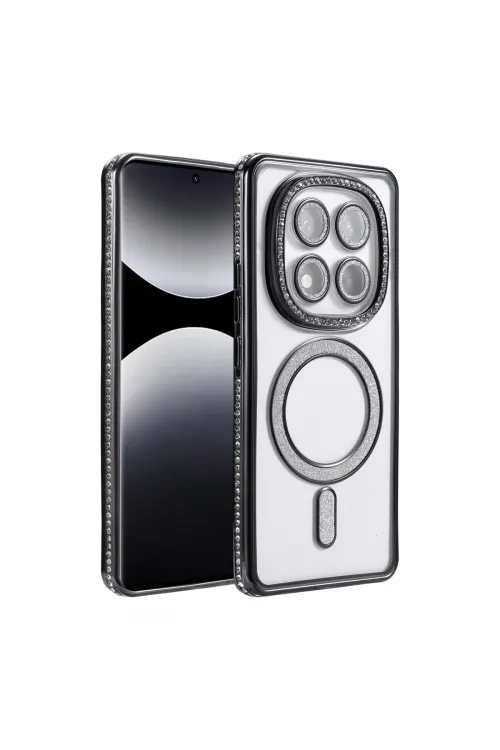 Xiaomi Redmi Note 14 Pro 5g Joke Simli Magneticsafe Kılıf - Siyah