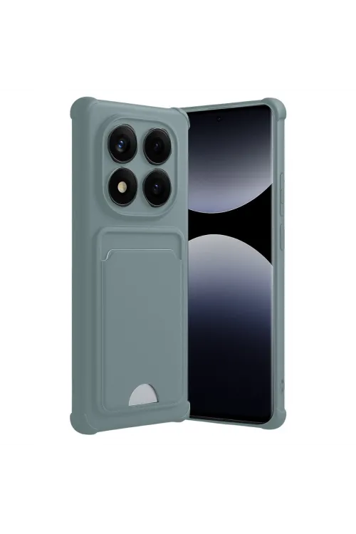 Xiaomi Redmi Note 14 Pro 5g Kelvin Kartvizitli Silikon - Açık Yeşil