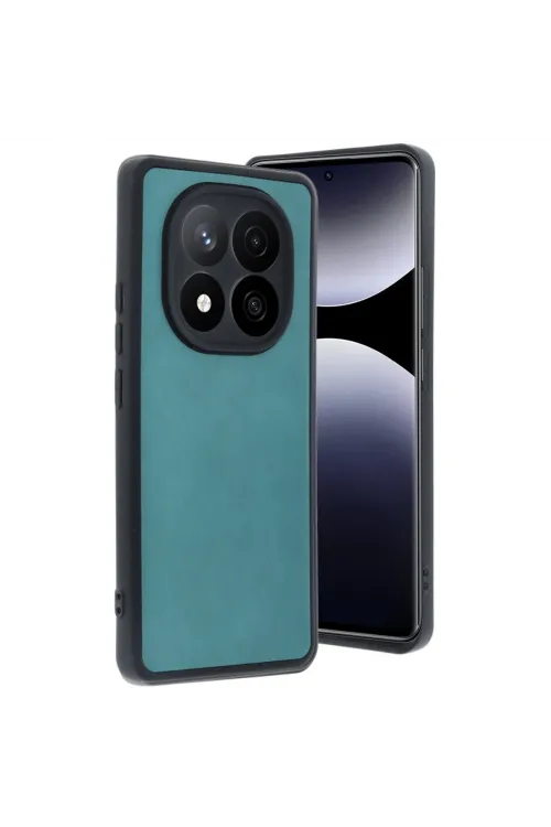 Xiaomi Redmi Note 14 Pro 5g Kılıf Aras Deri Kapak - Açık Yeşil