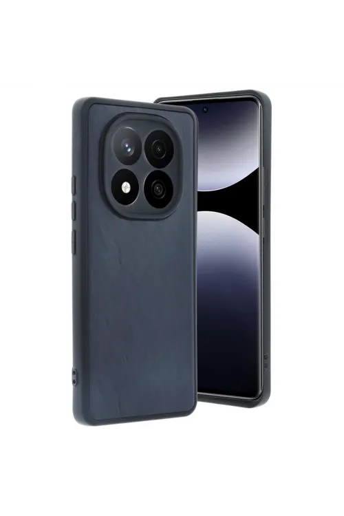 Xiaomi Redmi Note 14 Pro 5g Kılıf Aras Deri Kapak - Lacivert