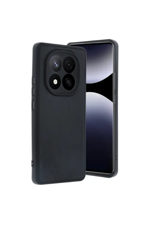 Xiaomi Redmi Note 14 Pro 5g Kılıf Aras Deri Kapak - Siyah