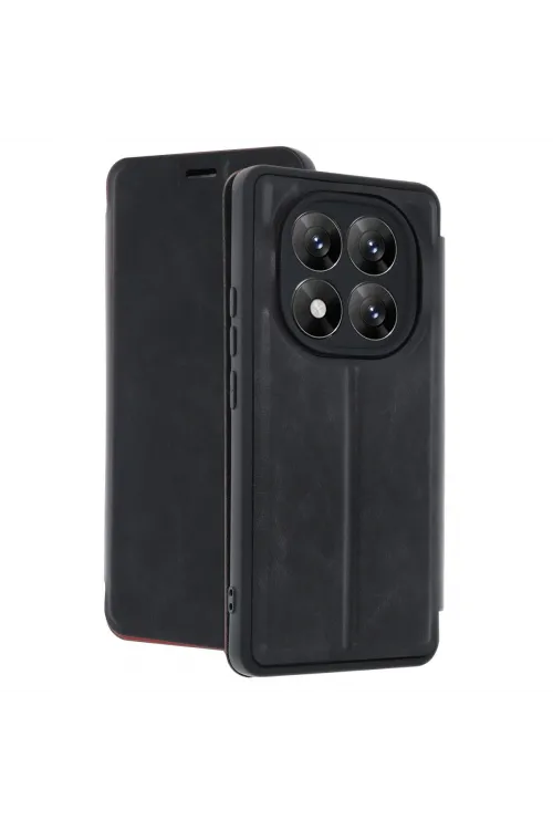 Xiaomi Redmi Note 14 Pro 5g Kılıf Flip Cover - Siyah
