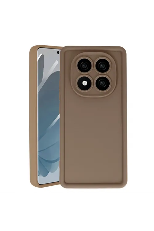 Xiaomi Redmi Note 14 Pro 5g Kılıf Viera Silikon - Kahverengi