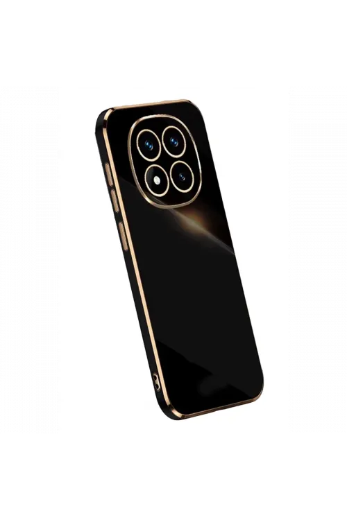 Xiaomi Redmi Note 14 Pro 5G Kılıf Volet Silikon - Siyah