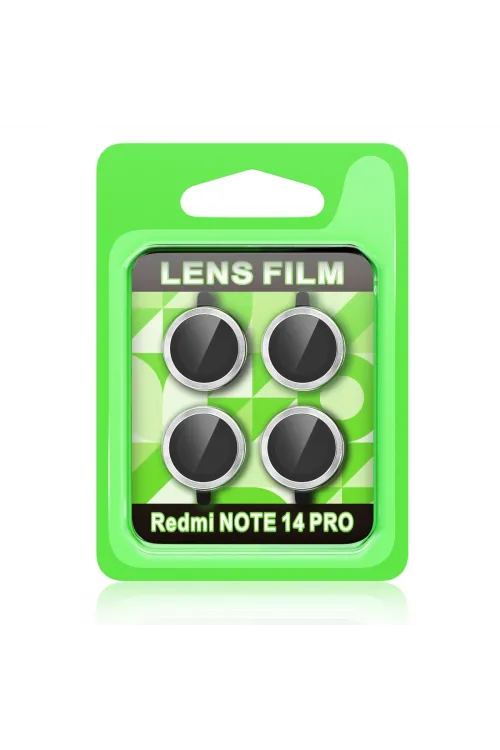 Xiaomi Redmi Note 14 Pro 5g Raze Metal Kamera Lens - Gümüş