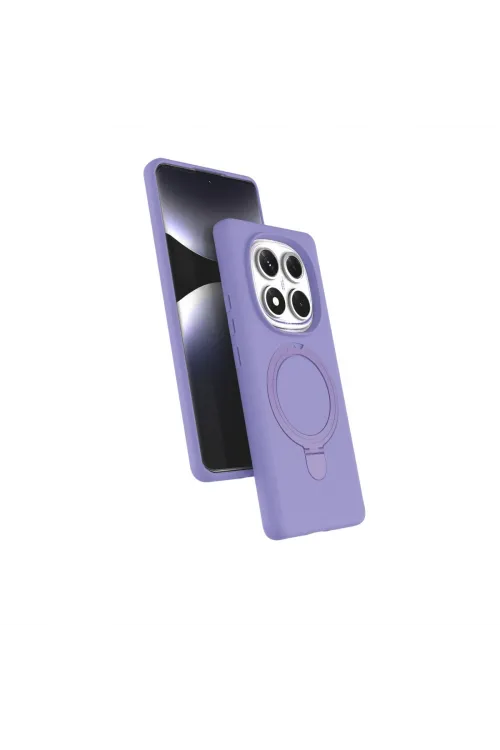 Xiaomi Redmi Note 14 Pro 5g Regal Magsafe Standlı Kapak - Lila