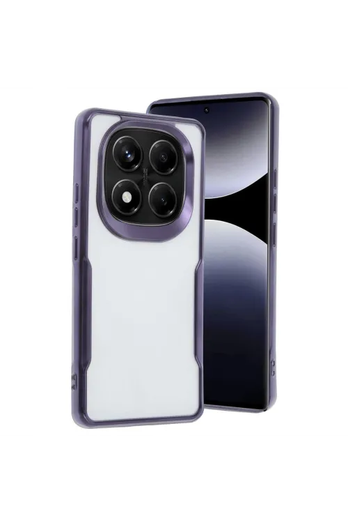 Xiaomi Redmi Note 14 Pro Plus Kılıf Boyi Silikon Kapak - Derin Mor
