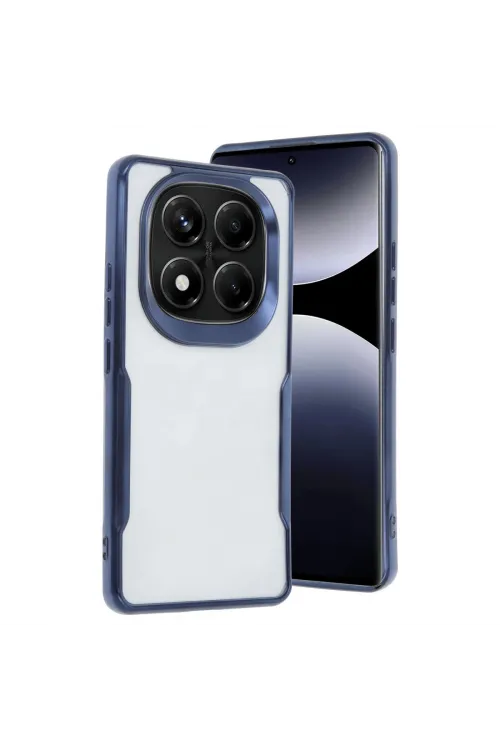 Xiaomi Redmi Note 14 Pro Plus Kılıf Boyi Silikon Kapak - Lacivert
