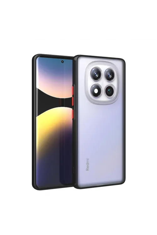 Xiaomi Redmi Note 14 Pro Plus Kılıf Montreal Silikon Kapak - Siyah