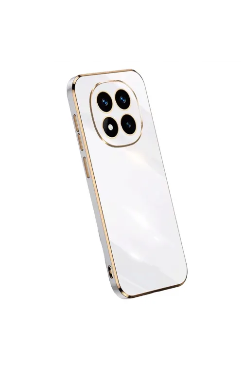 Xiaomi Redmi Note 14 Pro Plus Kılıf Volet Silikon - Beyaz