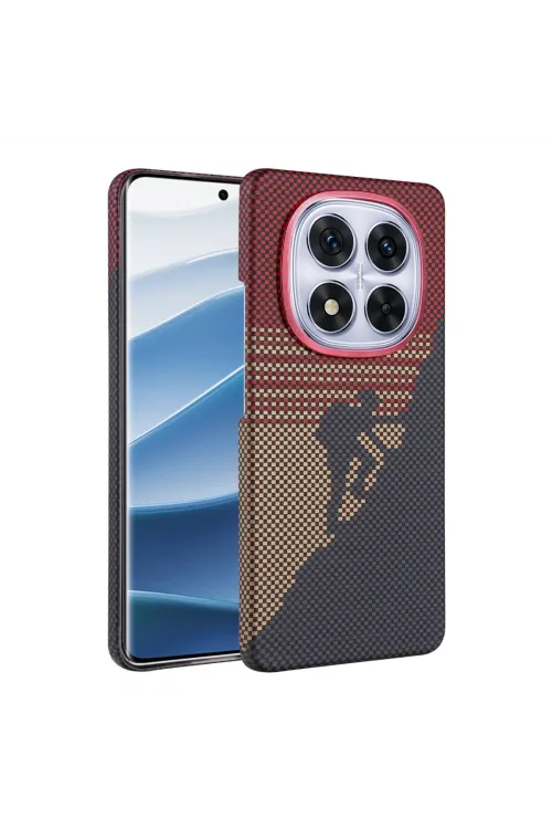 Xiaomi Redmi Note 14 Pro Plus Vega Magsafe Kapak - Kırmızı