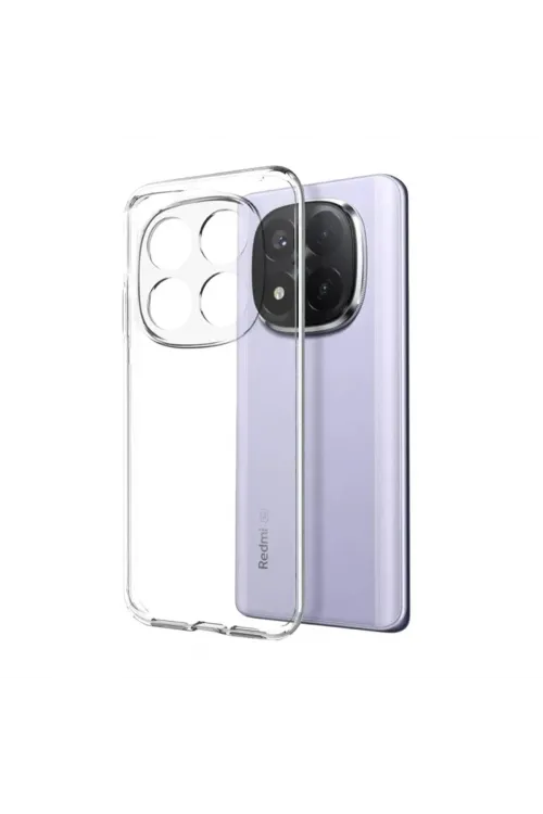 Xiaomi Redmi Note 15 4g Lüx Şeffaf Silikon - Şeffaf