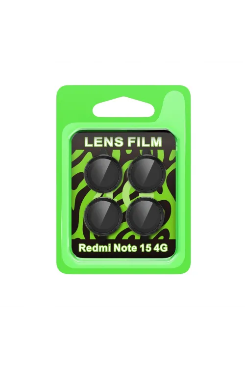 Xiaomi Redmi Note 15 4g Raze Metal Kamera Lens - Siyah