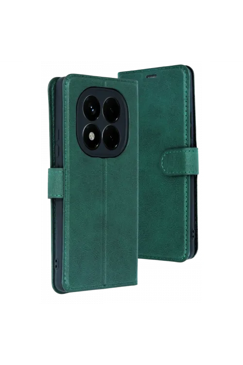 Xiaomi Redmi Note 15 4g Trend S Plus Kapaklı Kılıf - Yeşil