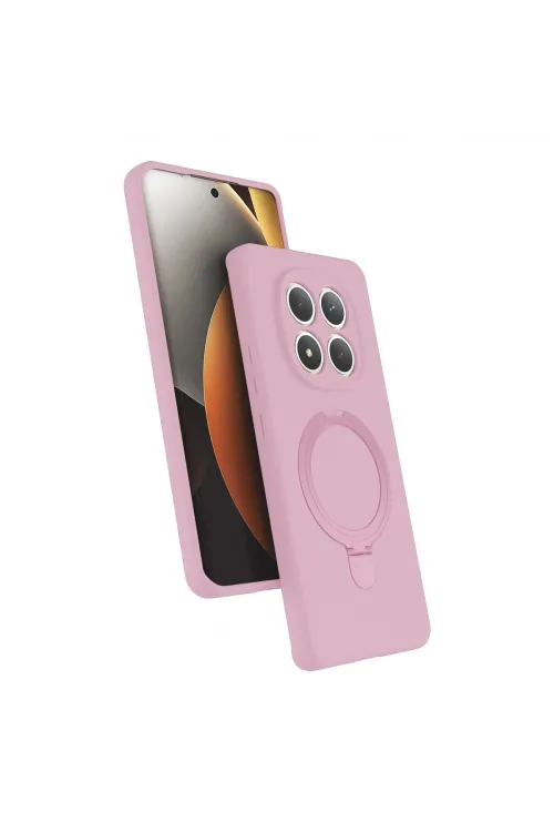 Xiaomi Redmi Note 15 Pro 4g Regal Magsafe Standlı Kapak - Açık Pembe