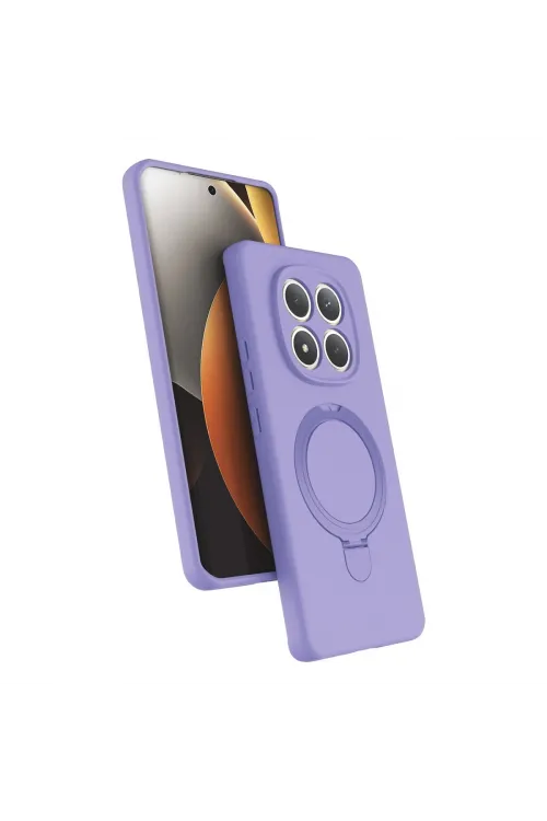 Xiaomi Redmi Note 15 Pro 4g Regal Magsafe Standlı Kapak - Lila