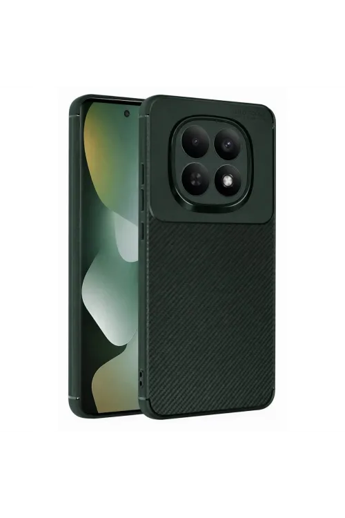 Xiaomi Redmi Note 15 Pro 5g Auto Focus Karbon Kapak - Koyu Yeşil