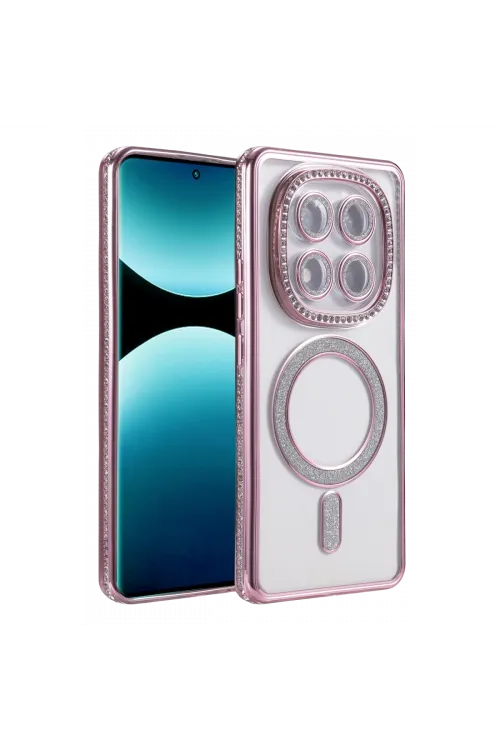 Xiaomi Redmi Note 15 Pro 5g Joke Simli Magneticsafe Kılıf - Pembe