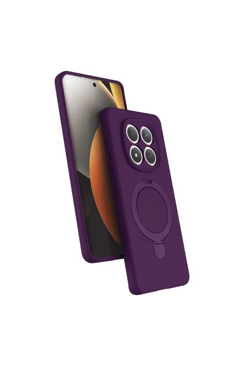 Xiaomi Redmi Note 15 Pro 5g Regal Magsafe Standlı Kapak - Derin Mor